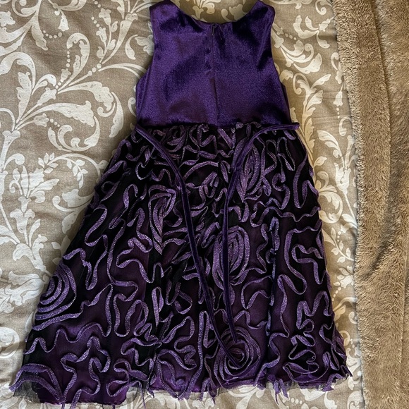 Purple Dress Kids Girls Size 5 - Picture 2 of 3